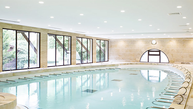 Photo des bassins de la cure de barbotan